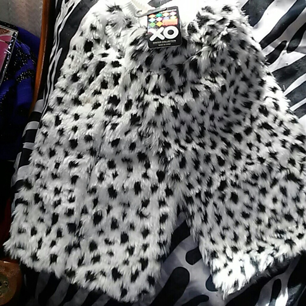 Dalmatian print furry boot covers!